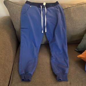 Size M Zamora winning Blue jogger scrub pants
